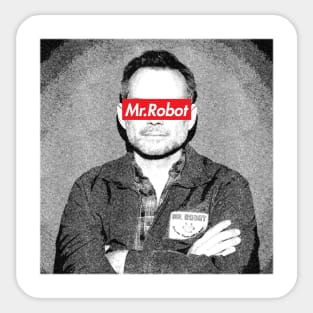 Edward Mr Robot Sticker